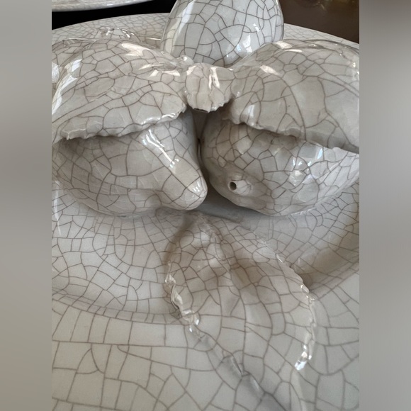 Tromp-l’oiel Vintage Crackled Fruit Plate Set- RARE - Picture 12 of 12